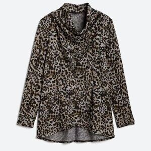 🤎 Fortune + Ivy - Parker Cross Front Cowl Knit Top 🤎